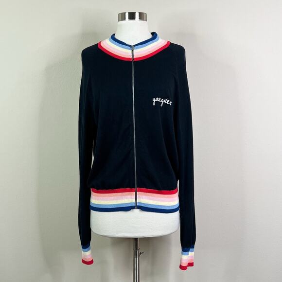 Spiritual Gangster | Madeleine Thompson Love is Gangster Rainbow Zip Up Jacket L - Picture 2 of 8